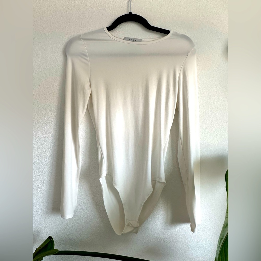 Gaze White bodysuit